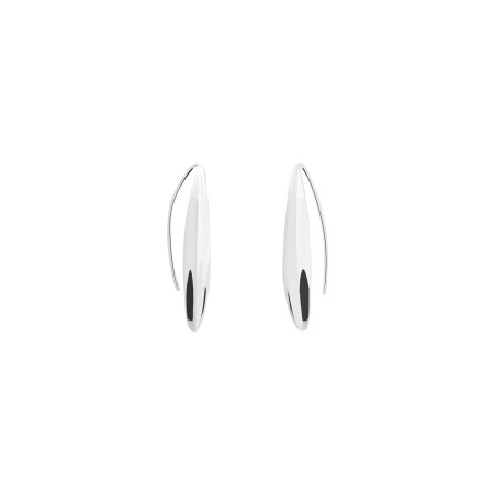 Boucles d'oreilles Pierre Lannier Entasis en acier