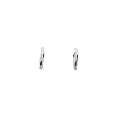 Boucles d'oreilles Pierre Lannier Entasis en acier