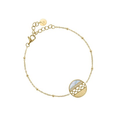 Bracelet Pierre Lannier Soline en acier doré