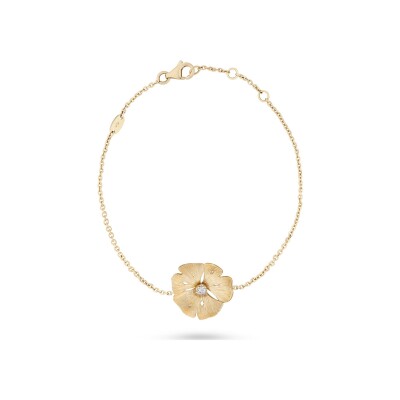 Bracelet Vever Ginkgo en or jaune et diamants