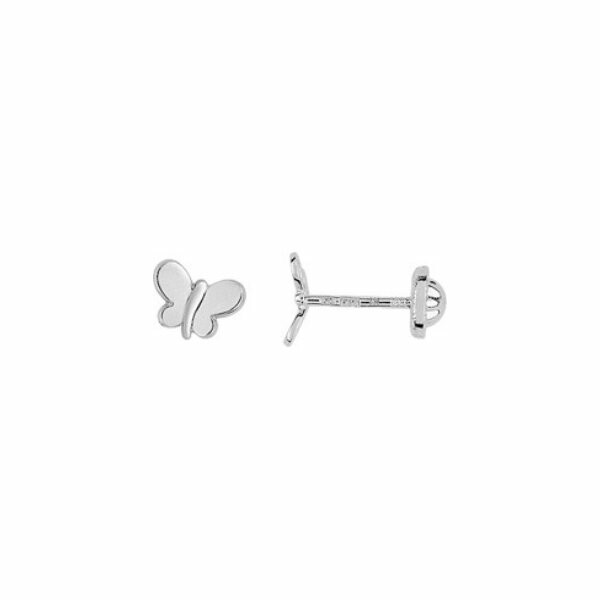 Boucles d'oreilles en or blanc