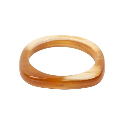Bracelet jonc ATELIER1811 Blake Naturel Clair en corne naturelle