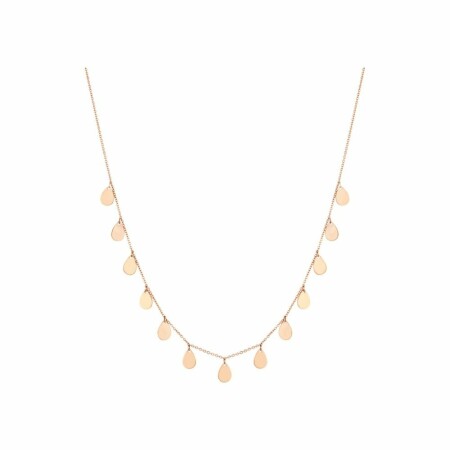 GINETTE NY Tiny 13 BLISS necklace, rose gold