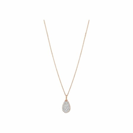 GINETTE NY BLISS necklace, rose gold and diamonds