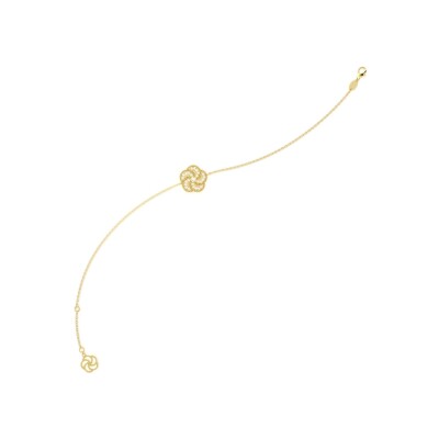 Bracelet La Prima Gioielli Bloomy en or jaune et diamants