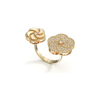 Bague La Prima Gioielli Bloomy en or jaune et diamants