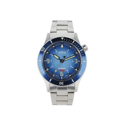 Montre Auriva Blue Pelagic 300, Bracelets Tropic blue et acier