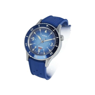 Montre Auriva Blue Pelagic 300, Bracelet Tropic blue