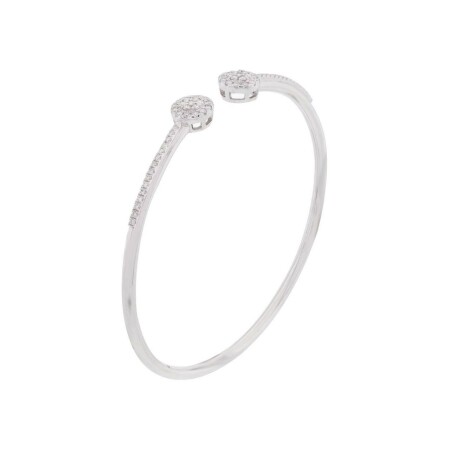 Bracelet en or blanc et diamants