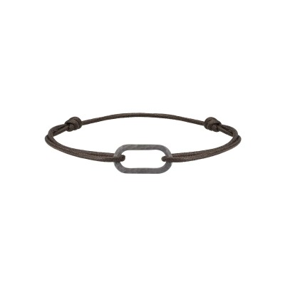 Bracelet sur cordon L'Atelier du Tantale Quasar S2 en tantale