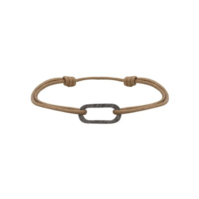 Bracelet sur cordon L'Atelier du Tantale Quasar S5 en tantale