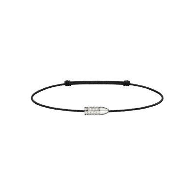 Bracelet Akillis Mini Bang Bang en or blanc et diamants