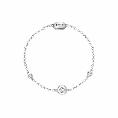 Bracelet Spark Mix & Match en argent et cristaux