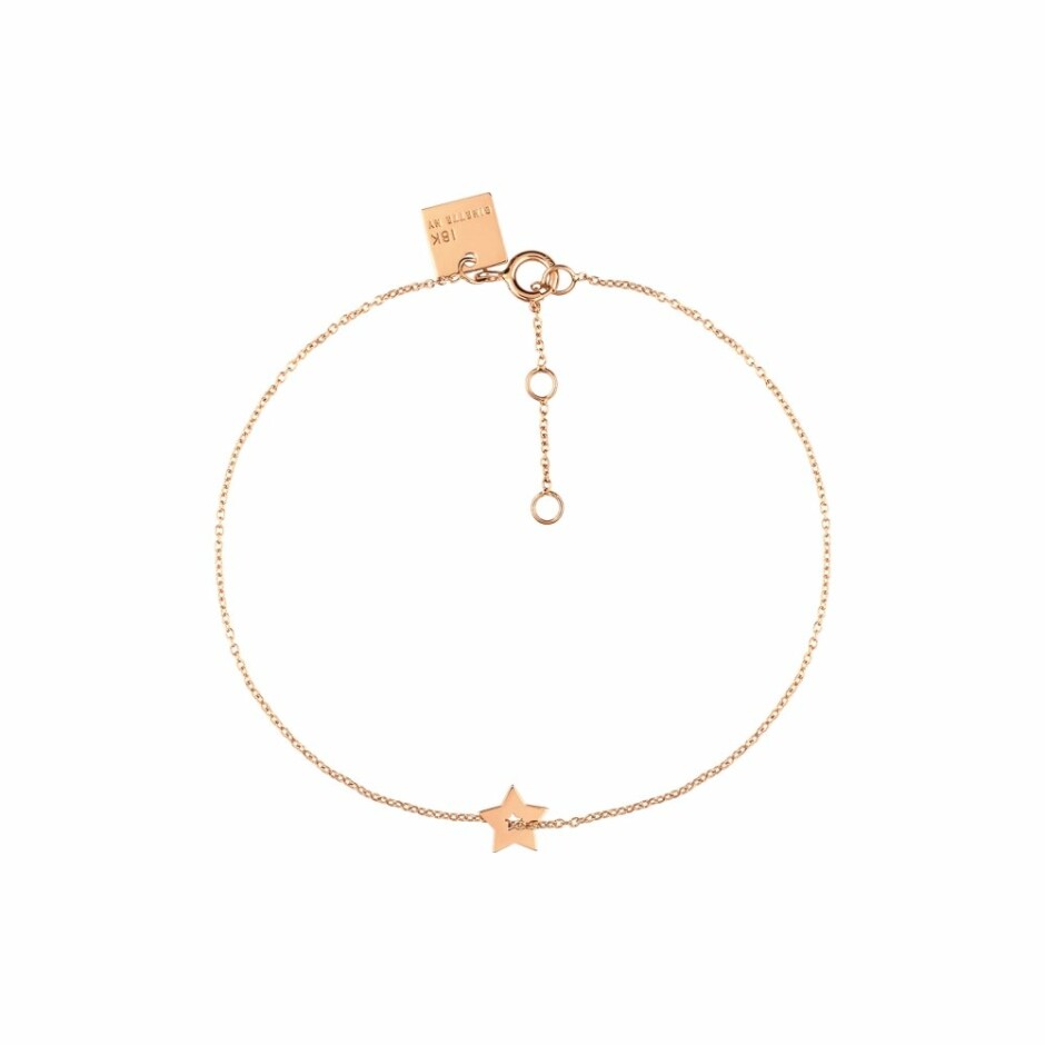 Bracelet GINETTE NY MILKY WAY en or rose