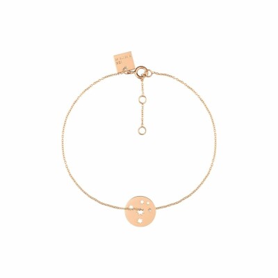 Bracelet Ginette NY MILKY WAY en or rose