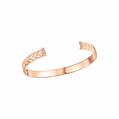 Bracelet Qeelin Wulu en or rose et diamants, 16.5cm
