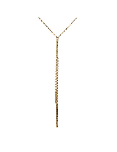 Collier Maison Ballet by Scarlett grunge en or jaune 9 carats