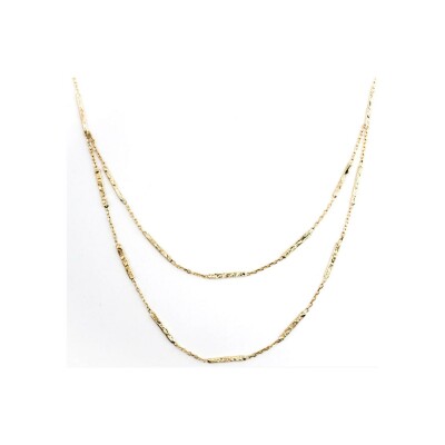 Collier Maison Ballet by Scarlett grunge en or jaune 9 carats