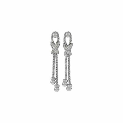 Boucles d'oreilles Una Storia en argent