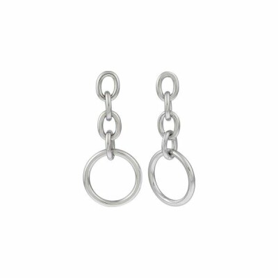 Boucles d'oreilles Una Storia en argent