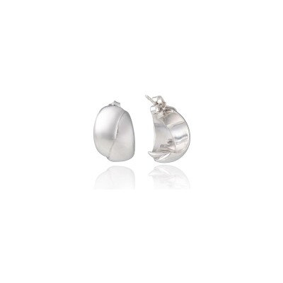 Boucles d'oreilles Una Storia Mykonos en argent rhodié