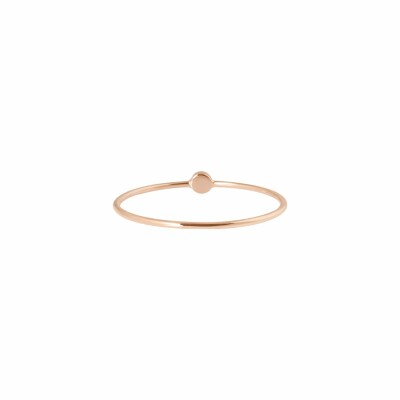 Bague Vanrycke One en or rose et 1 diamant