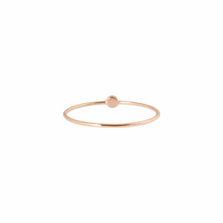 Bague Vanrycke One en or rose et 1 diamant