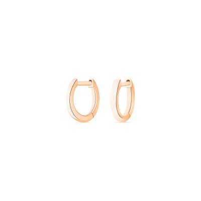 Boucles d'oreilles Ginette NY HOOPS mini créoles en or rose