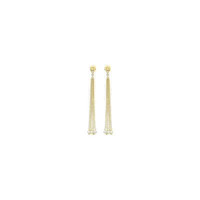 Boucles d'oreilles Orus Bijoux en argent doré et perle d'eau douce