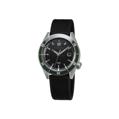 Montre March LA.B BONZER Automatique Mars silicone noir