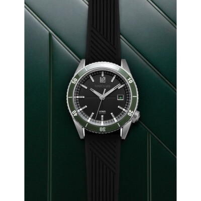 Montre March LA.B BONZER Automatique Mars silicone noir