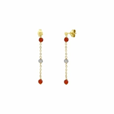 Boucles d'oreilles en or jaune