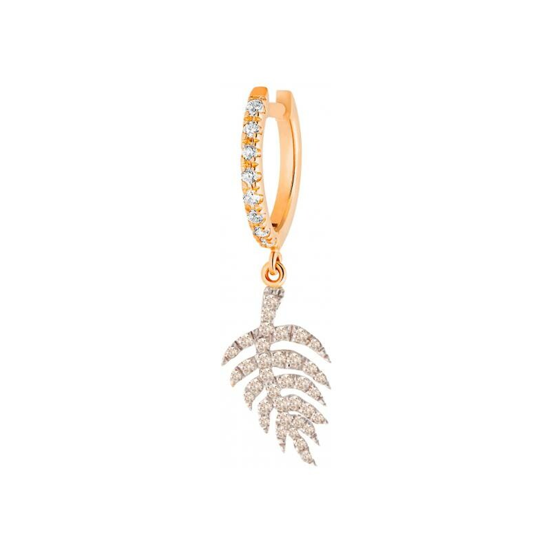 GINETTE NY MAAME SPRING earrings, rose gold and diamonds