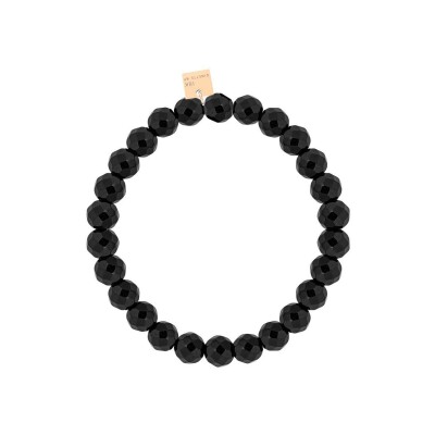 Bracelet Ginette NY EVER en or rose et onyx