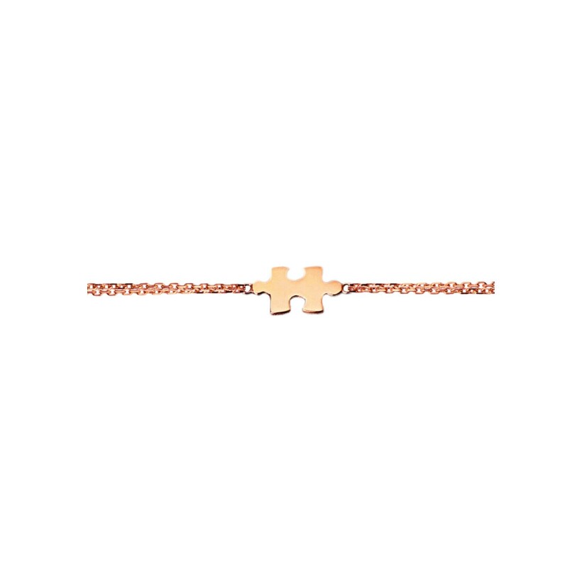 Akillis Puzzle bracelet in pink gold