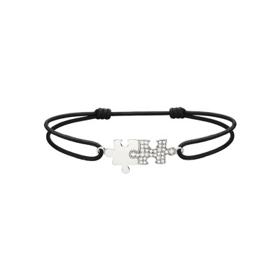 Bracelet Akillis Puzzle en or blanc et diamants