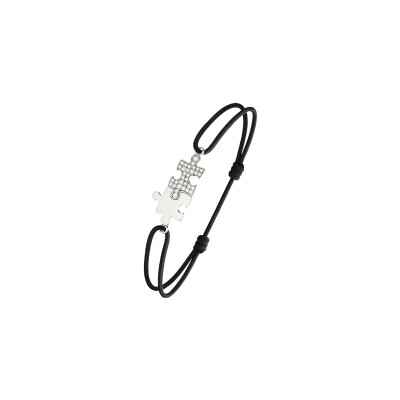 Bracelet Akillis Puzzle en or blanc et diamants