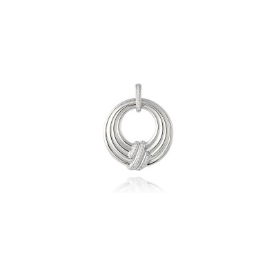 Pendentif Una Storia Turban en argent et oxydes de zirconium