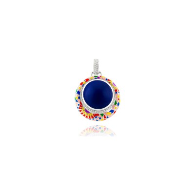 Pendentif Una Storia Sevilla en argent rhodié et oxydes de zirconium