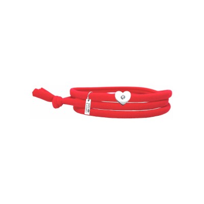 Bracelet Gresy's Sunny Love en argent poli et diamant 0.01ct - Psycho