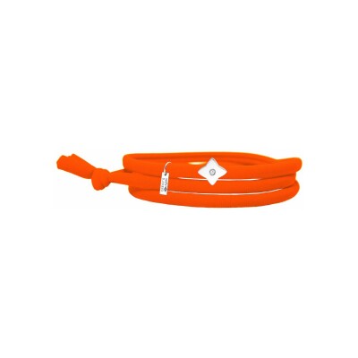 Bracelet Gresy's Sunny Starlight en argent poli et diamant 0.01ct - Orange fluo