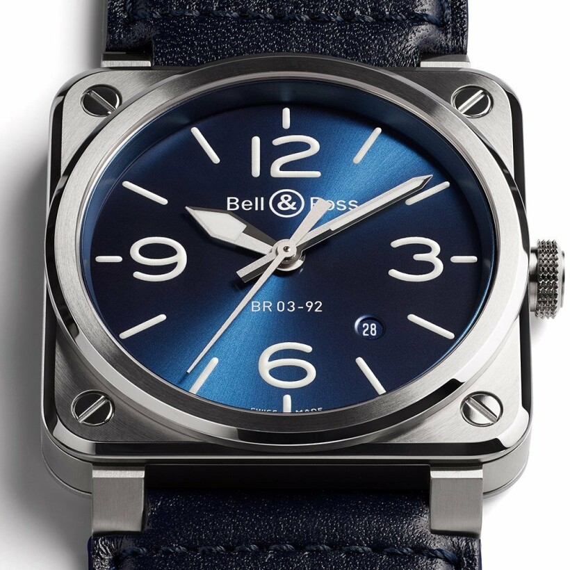 Bell & Ross BR03-92 Blue Steel watch
