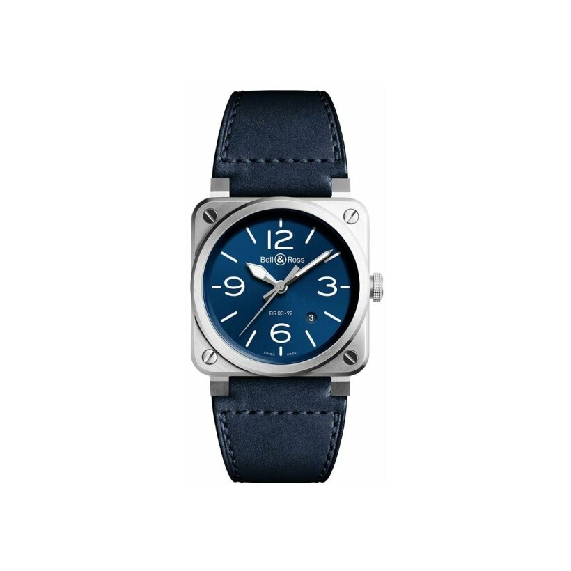 Bell & Ross BR03-92 Blue Steel watch