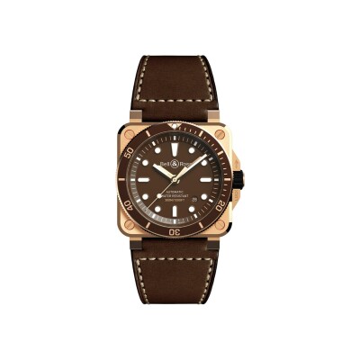 Montre Bell & Ross Instruments BR 03-92 Diver Brown Bronze