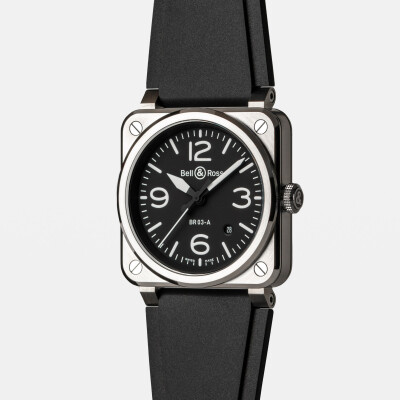 Bell & Ross BR 03 Black Steel watch