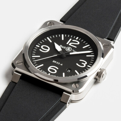 Bell & Ross BR 03 Black Steel watch