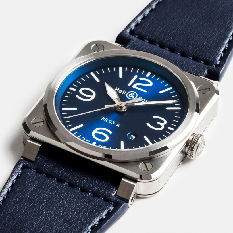 Bell & Ross BR 03 Blue Steel watch