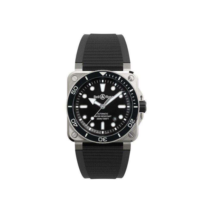 Montre Bell & Ross BR 03 Diver Black Steel 42mm