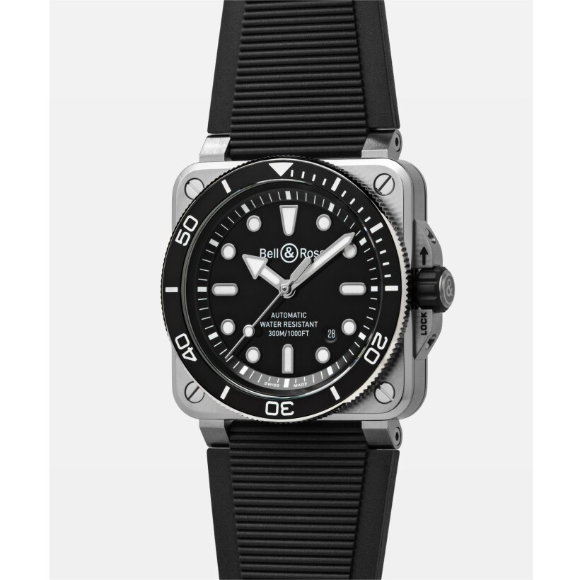 Montre Bell & Ross BR 03 Diver Black Steel 42mm