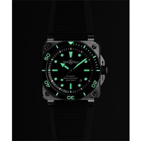 Montre Bell & Ross BR 03 Diver Black Steel 42mm